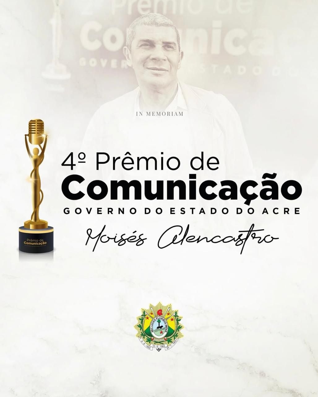 Governo do Acre lança 4º Prêmio de Comunicação Moisés Alencastro