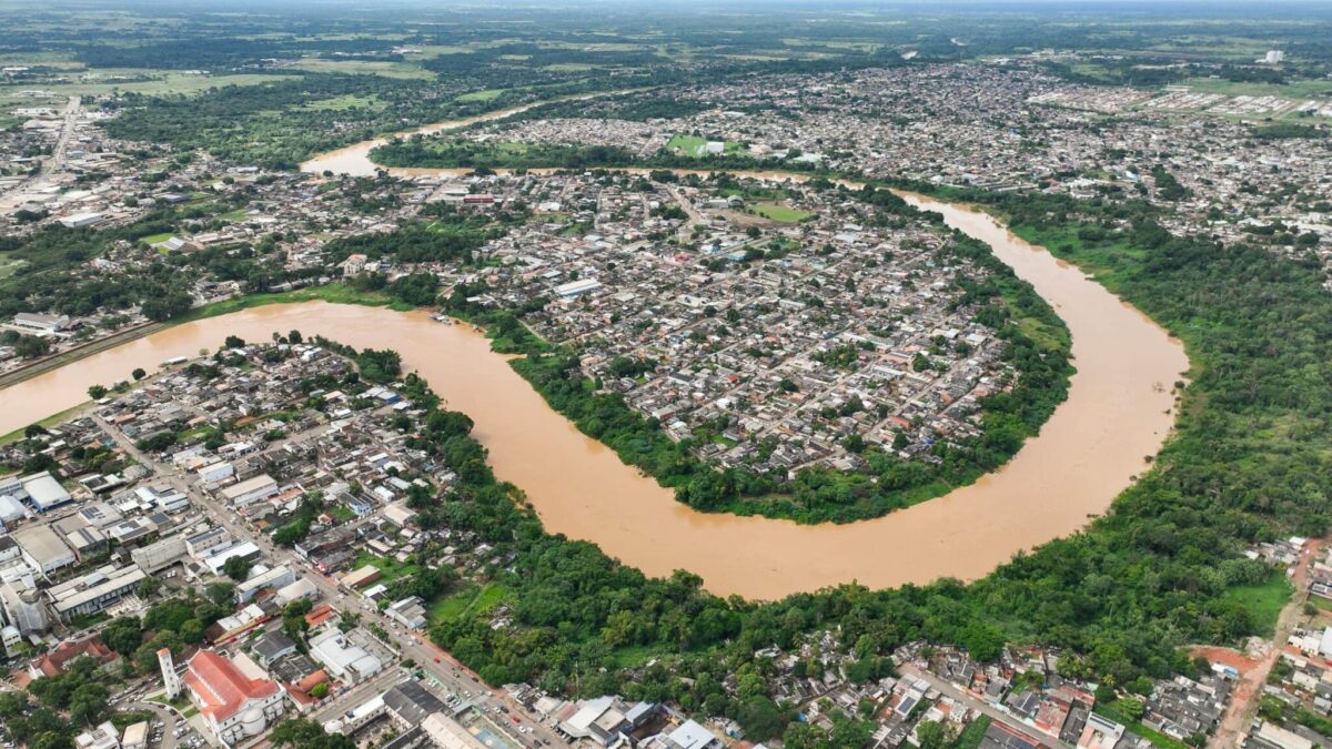 Rio Acre apresenta queda no nível e marca 8,59 metros