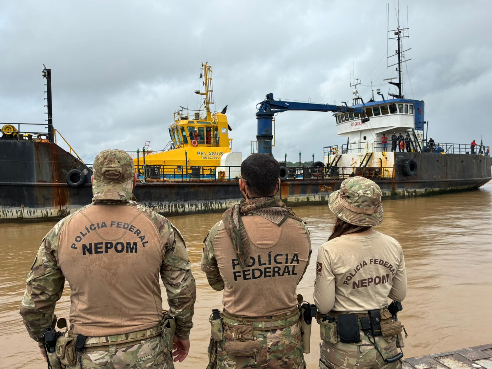 PF fiscaliza navio à deriva no Amapá – Diário do Amapá