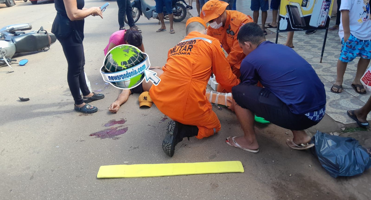 VÍDEO: Ciclista quebra mandíbula em queda em viaduto na zona leste