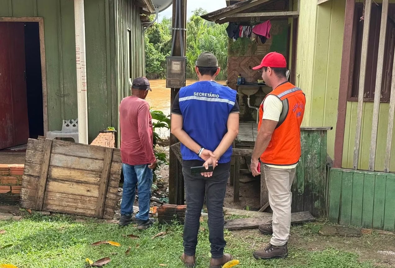 Xapuri decreta situação de emergência após chuvas intensas afetarem mais de 150 famílias no Acre