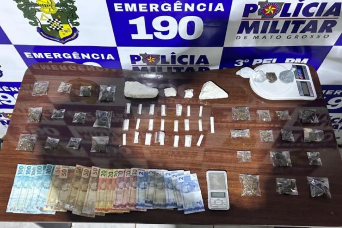 Jovem de 18 anos é presa pela PM com 48 porções de drogas …