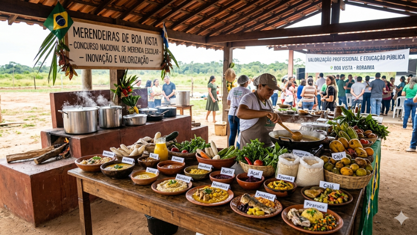 Merendeiras de Boa Vista no concurso nacional: inovação alimentar, valorização profissional e impacto na educação pública