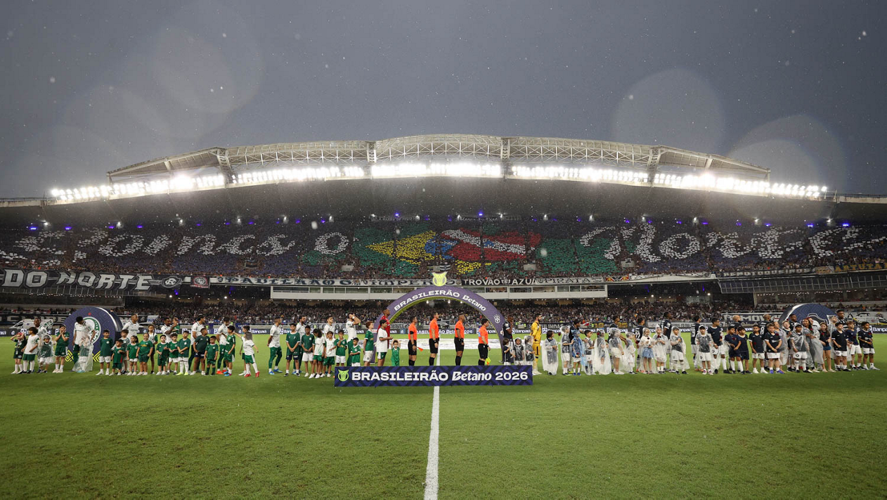 Em jogo com 1h30 de atraso e VAR “decisivo”, Remo e Palmeiras empatam no Mangueirão