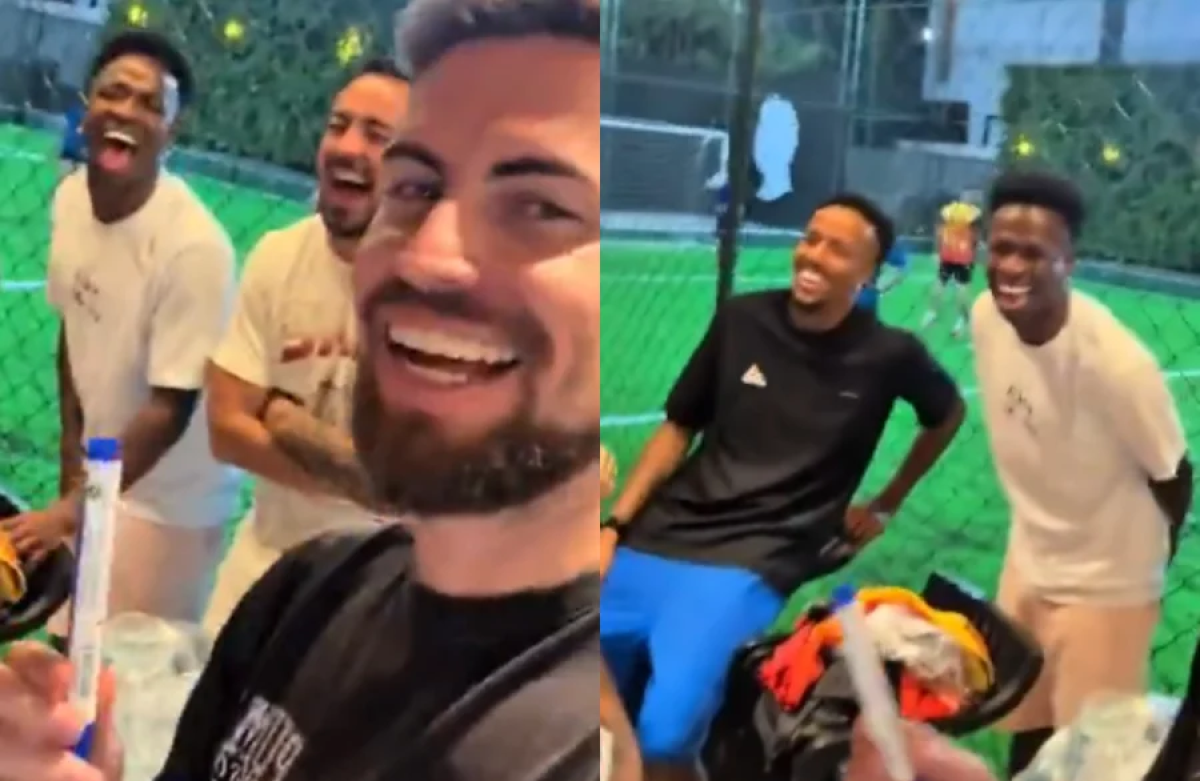 Vini Jr. surge empolgado em resenha após fim com Virginia…