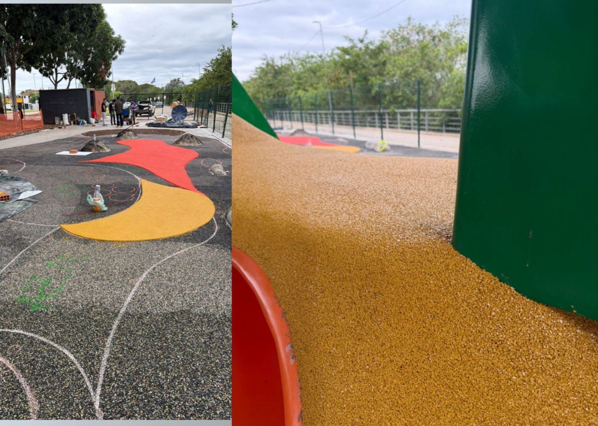 Novo playground é instalado ao lado do Aquário Municipal…
