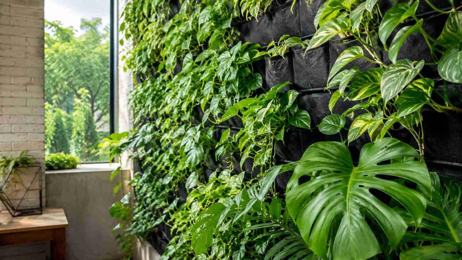 7 plantas de crescimento rápido que criam paredes verdes exuberantes e acabam mudando completamente ambientes internos comuns