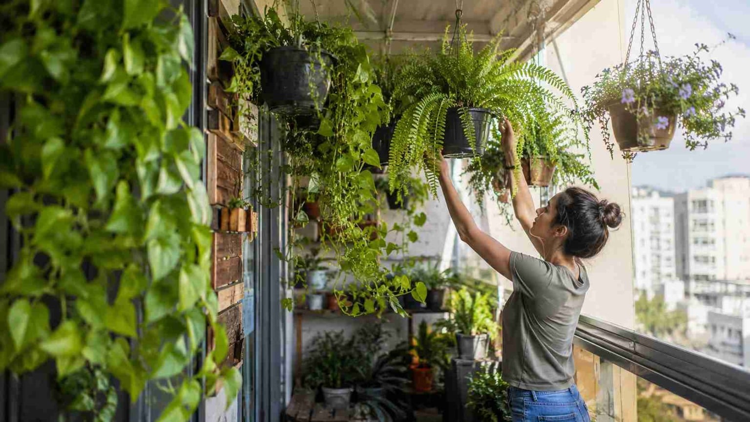 7 plantas pendentes que transformam varandas comuns em jardins suspensos cheios de movimento natural e sensação de frescor