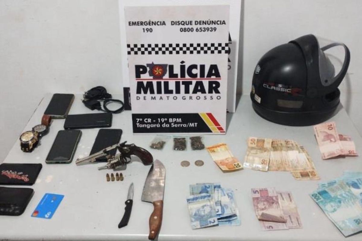 PM resgata três pessoas de sequestro em Tangará da Serra…