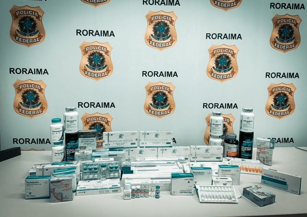 PF prende dois passageiros por contrabando de medicamentos no Aeroporto de Boa Vista