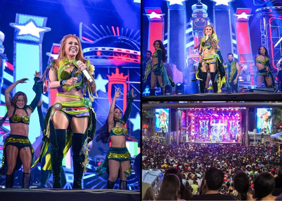 Multidão vai à Festa do Trabalhador com show de Joelma em Cruzeiro do Sul