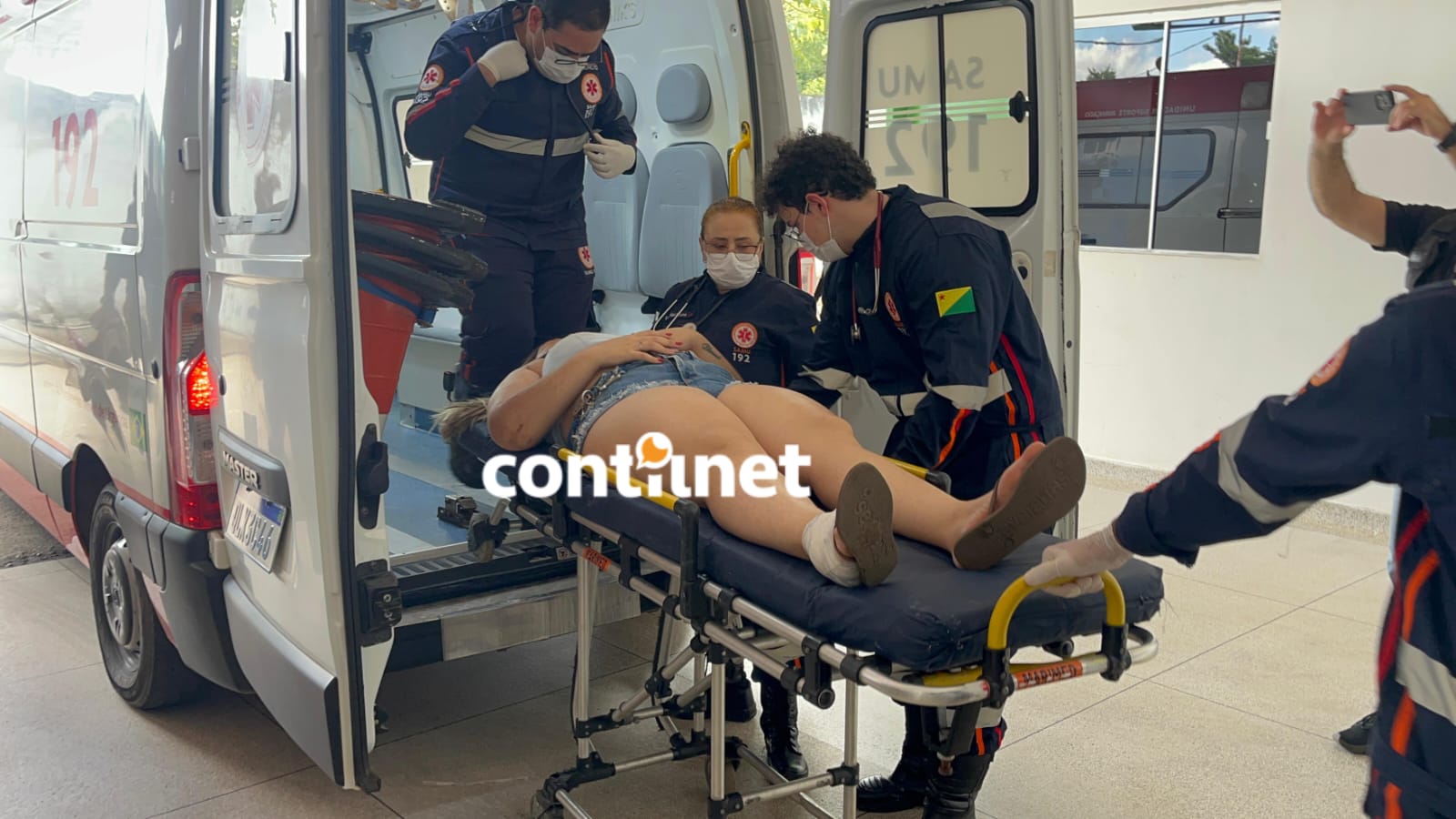 Colisão entre motocicletas deixa três pessoas feridas na Baixada da Sobral