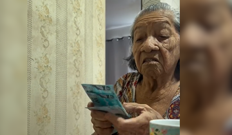 Neta dá dinheiro falso para avó com Alzheimer e reação da idosa comove a web
