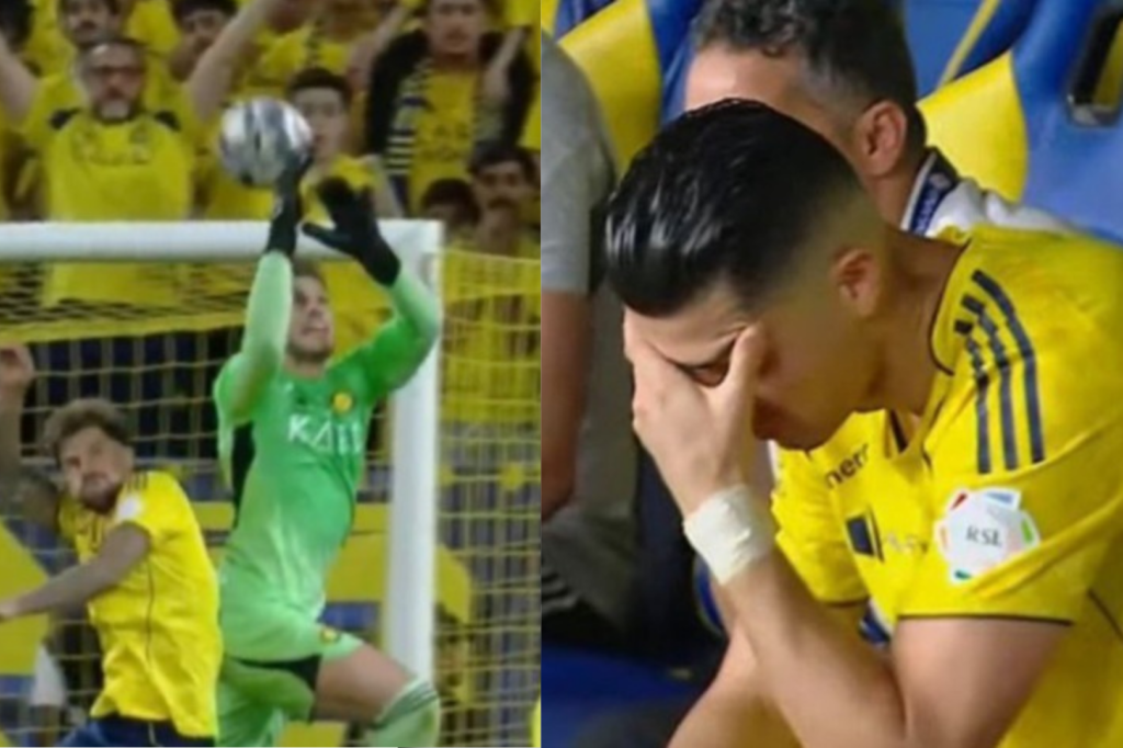 Falha bizarra de brasileiro impede primeiro título de Cristiano Ronaldo no Campeonato Saudita de forma antecipada