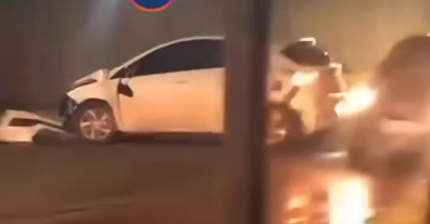 Vídeo: motorista perde o controle e invade residência no bairro Maracanã, em São Luís