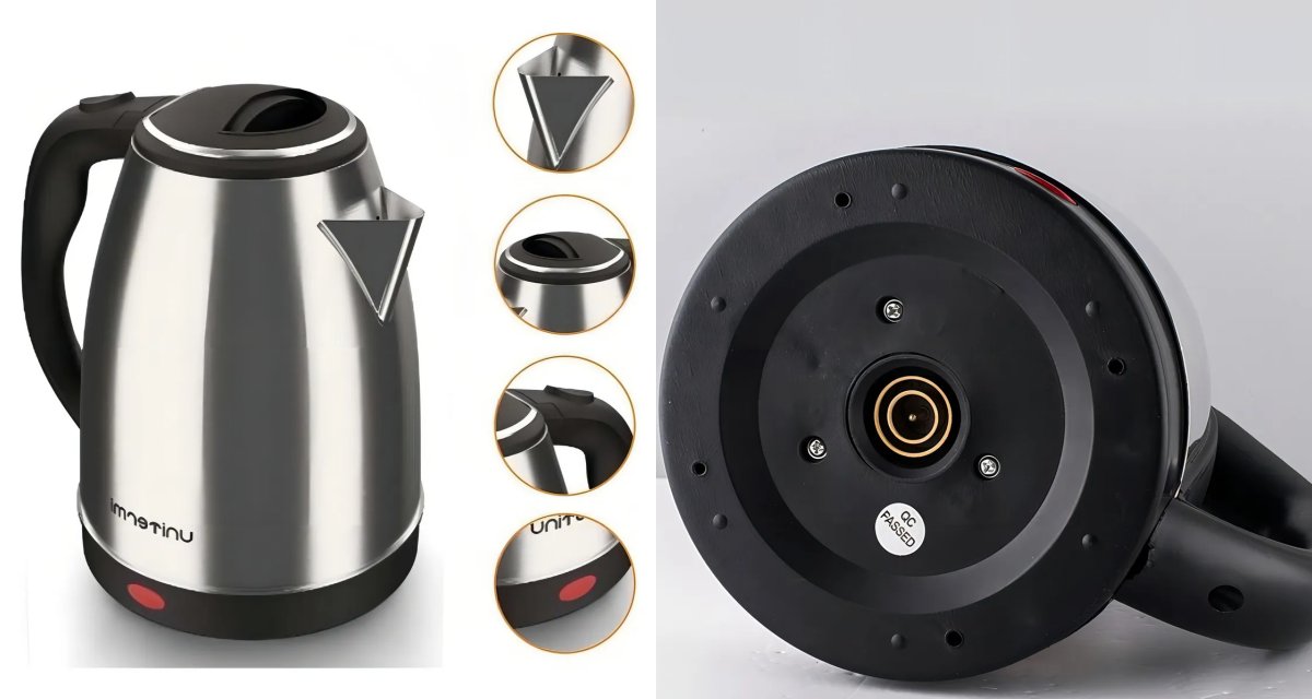Compra Fácil News: Chaleira Elétrica Unitermi 1,8L Inox 1200W
