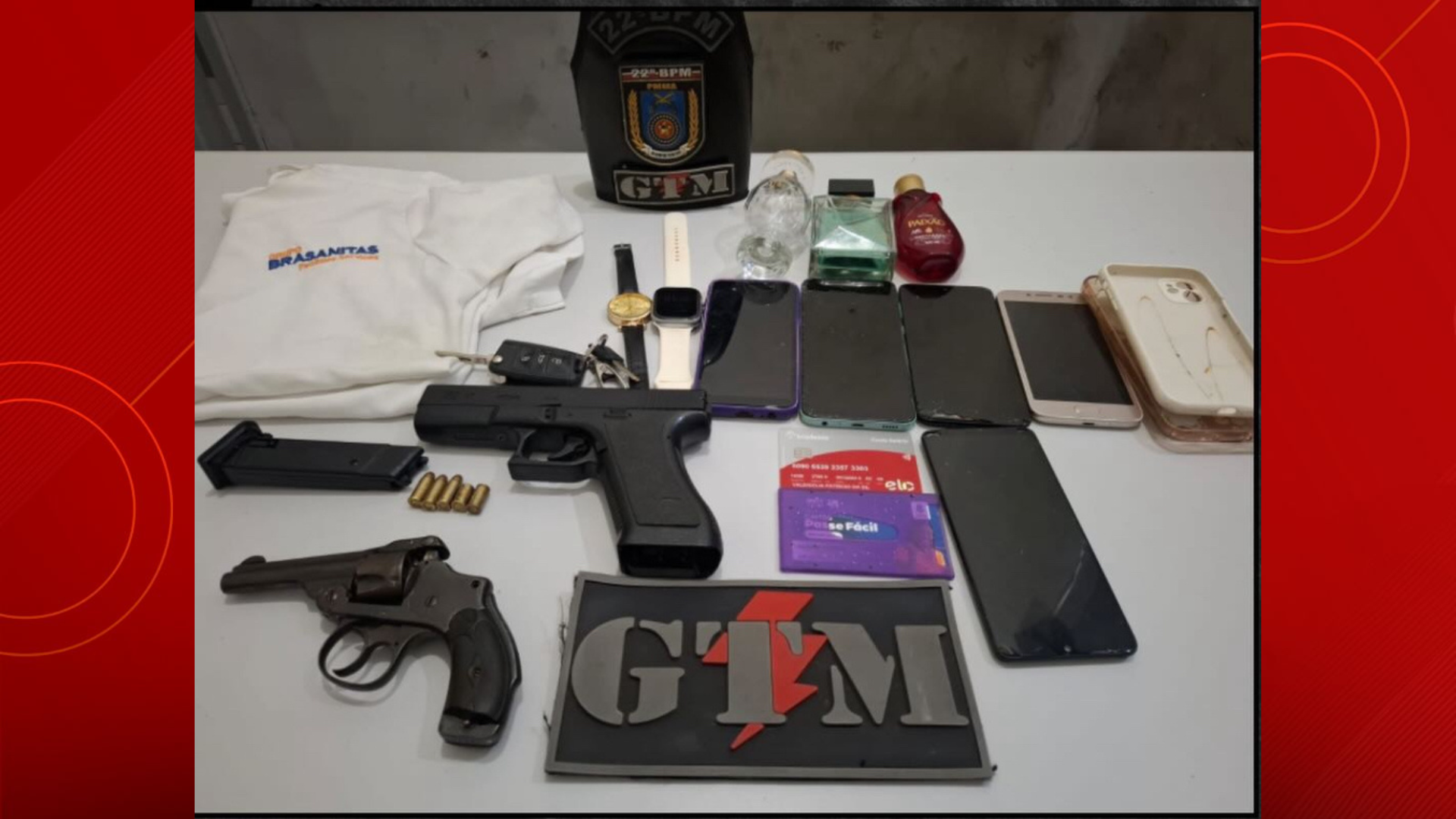 Perseguição policial resulta na prisão de quatro suspeitos em São Luís