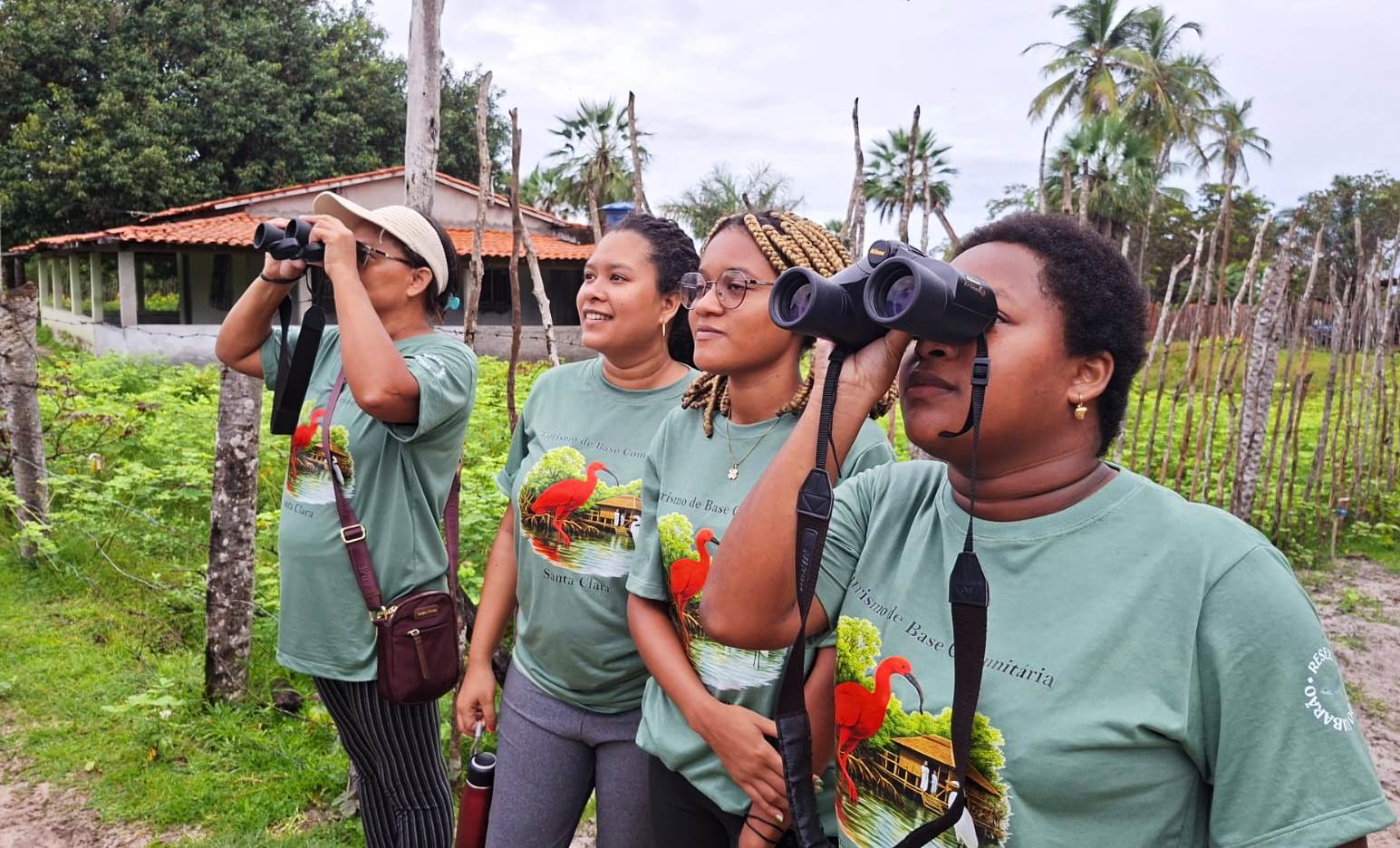 Observação de aves impulsiona turismo comunitário na RESEX Baía do Tubarão
