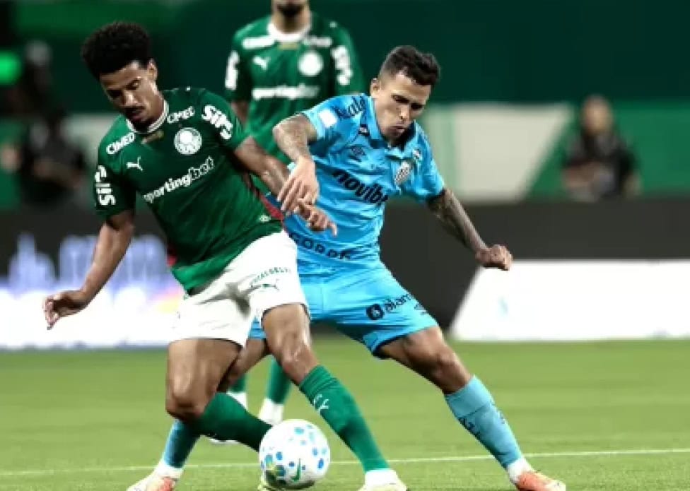Palmeiras e Santos empatam na despedida do Allianz e volta de Paulinho