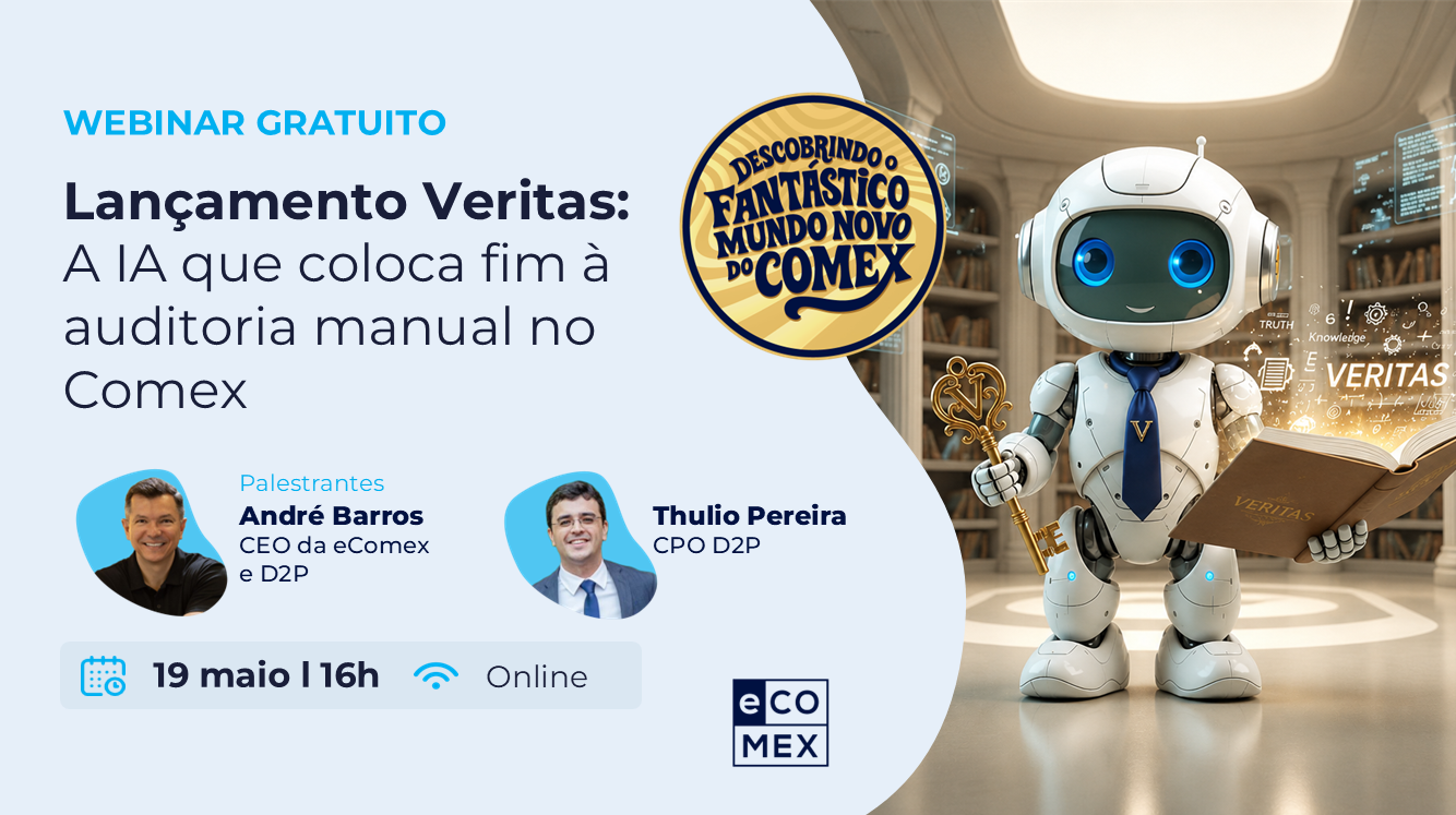eComex realiza webinar sobre uso de IA para automatizar auditorias no Comércio Exterior