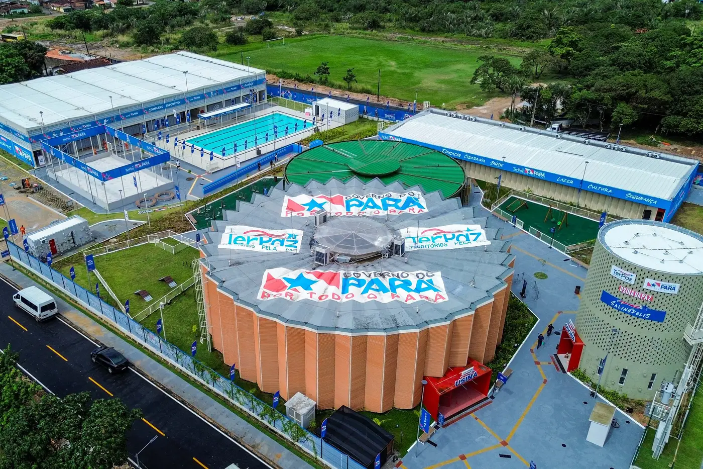 Governadora Hana Ghassan entrega 29ª Usina da Paz em Salinópolis
