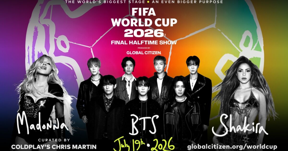 FIFA anuncia Madonna, Shakira e BTS para shows da final da Copa do Mundo