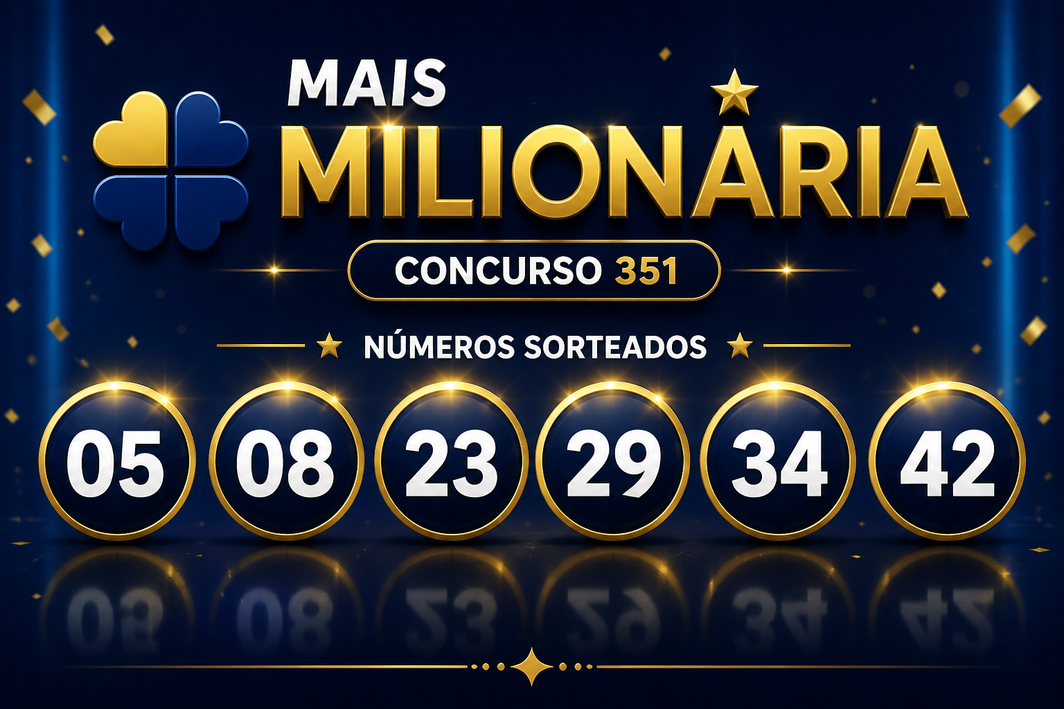veja os números do concurso 351 acumulado