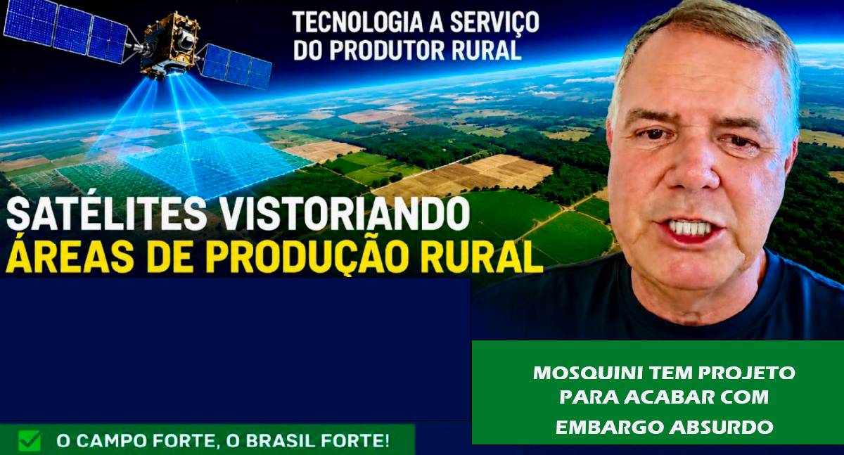 OPINIÃO DE PRIMEIRA – Mosquini critica embargo ambiental e denuncia ataques ao agro