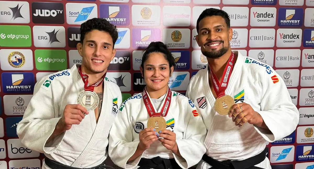 Brasil fecha Grand Slam de Astana com sete medalhas