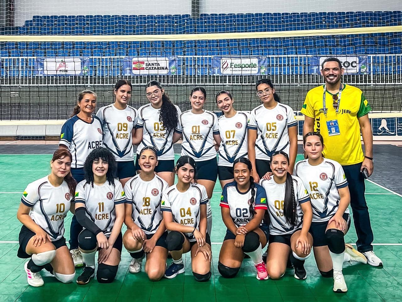 Vôlei acreano continua sem vencer no Campeonato Brasileiro Escolar Sub-18