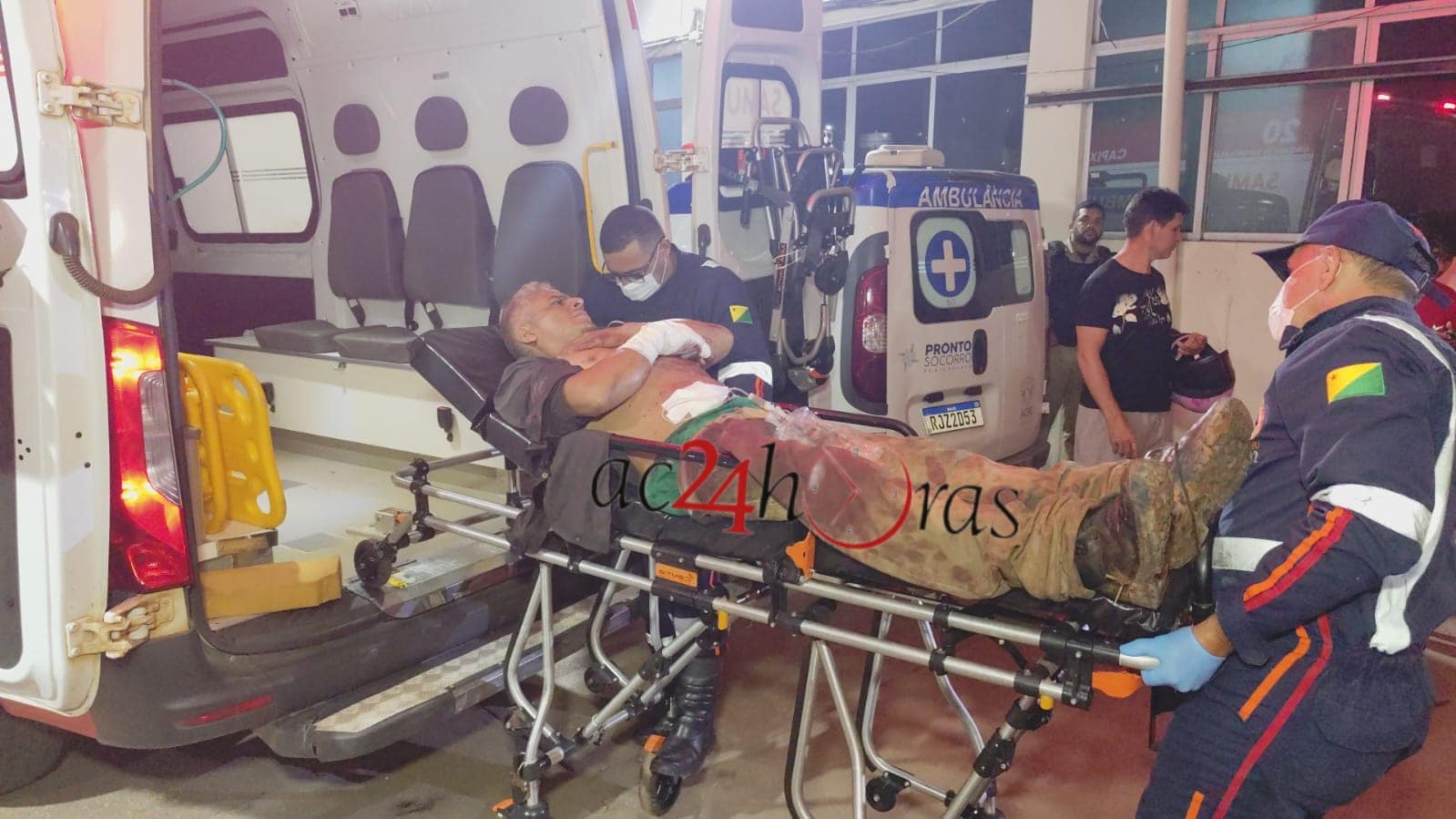 Colono é atingido por tiro acidental durante caçada na zona rural de Capixaba