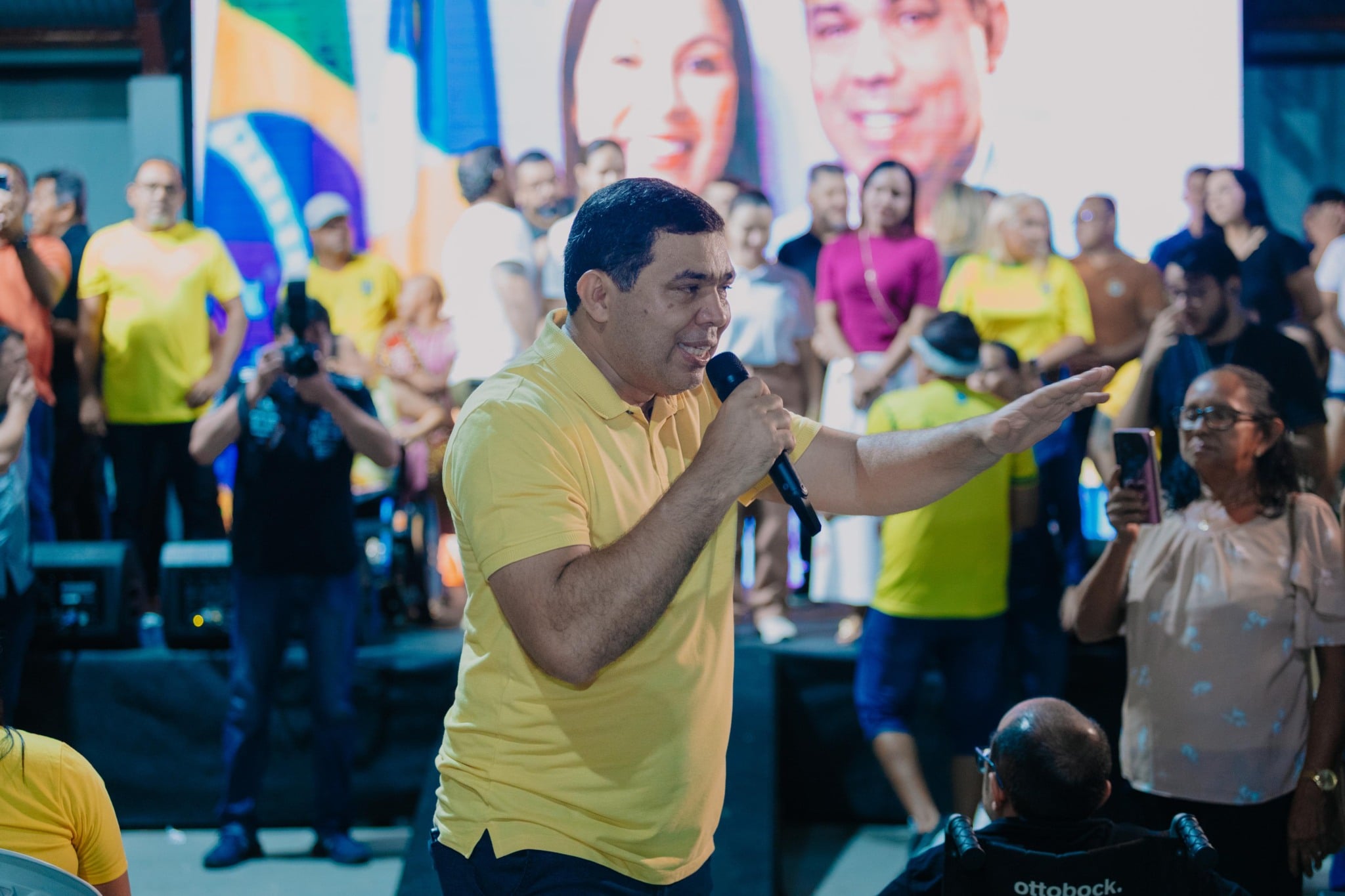 Soldado Sampaio reúne apoiadores no Caranã e destaca propostas voltadas à inclusão de pessoas com deficiência