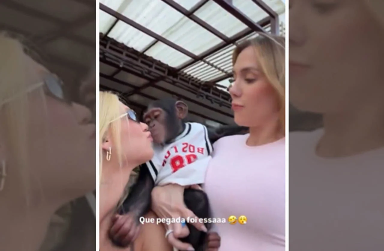 Virginia Fonseca é acusada de incitar racismo contra Vini Jr por vídeo beijando macaco