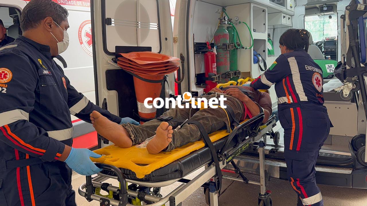 Homem sofre traumatismo craniano após ser atingido por galho de árvore no interior do Acre