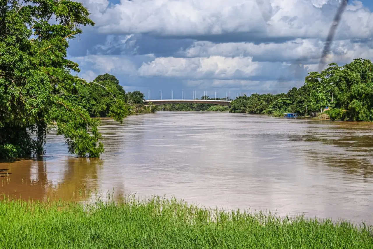 Rio Acre apresenta elevação e marca 9,50 metros em Rio Branco, informa Defesa Civil
