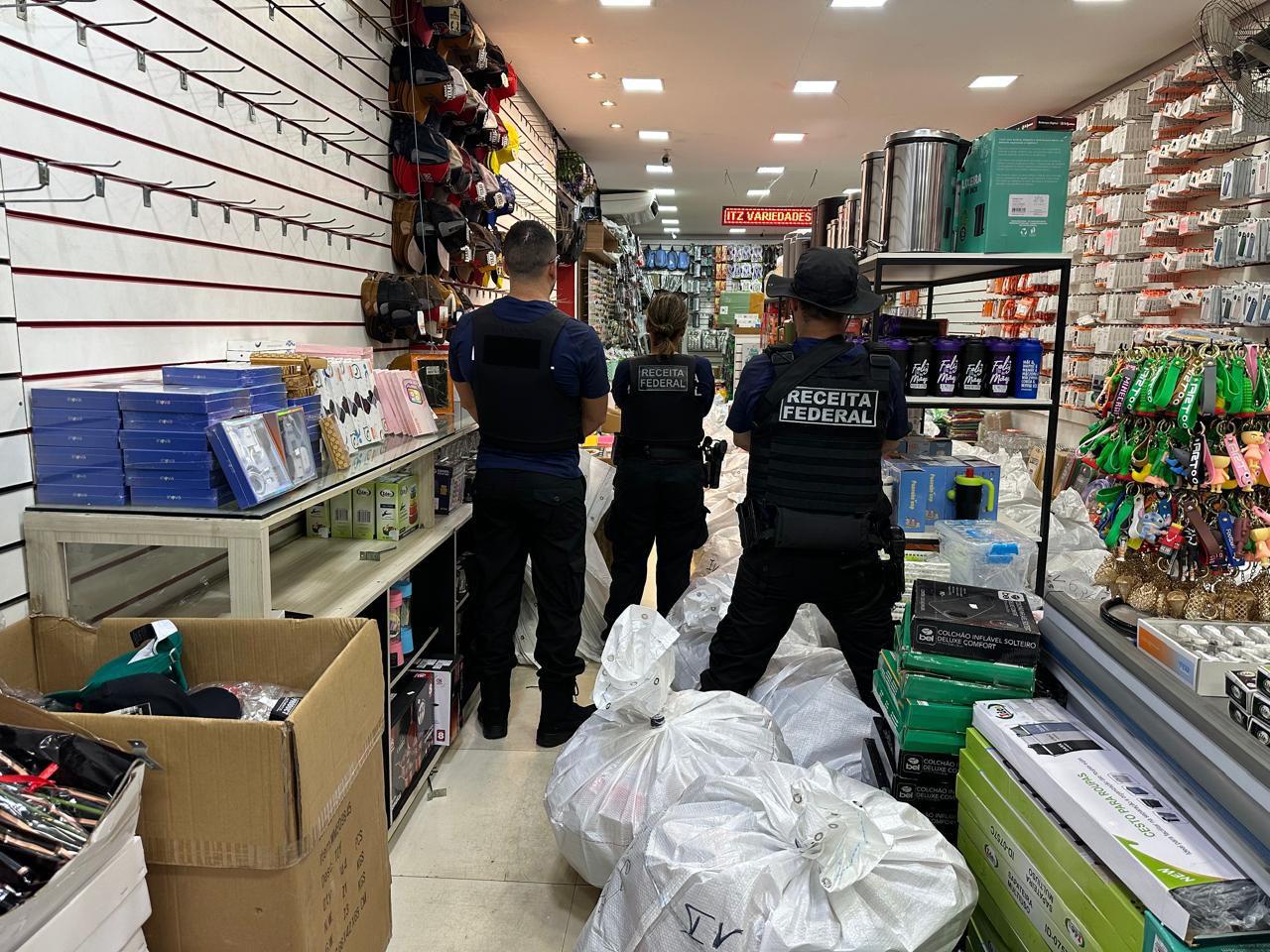 Operação em Imperatriz apreende 488 volumes de mercadorias irregulares avaliados em R$ 5 mi