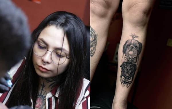 Campanha em Belém oferece desconto em tatuagens de pets em troca de doação de ração
