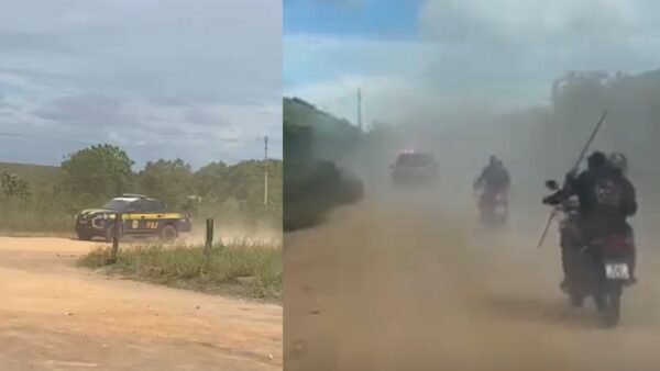Perseguição da PRF em operação contra o garimpo na TI Raposa Serra do Sol termina com suspeito preso