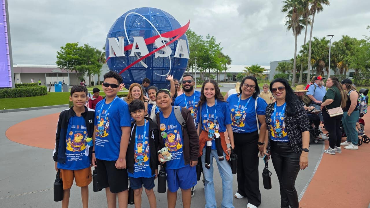 Alunos da rede municipal de Rio Branco vivem experiência na NASA e visitam centro de pesquisa
