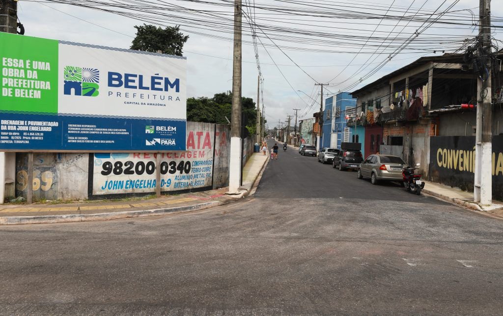 Prefeitura entrega obras da rua John Engelhard e anuncia início do Novo Mata Fome em Belém
