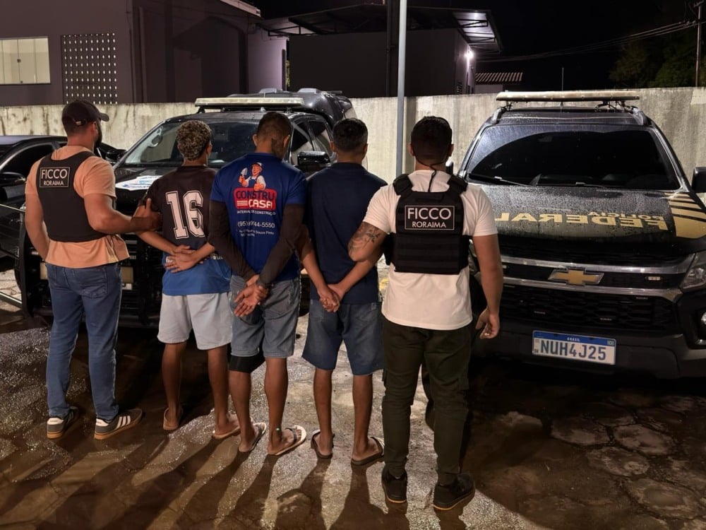 Trio é preso em flagrante por esquema de tráfico de drogas em Rorainópolis
