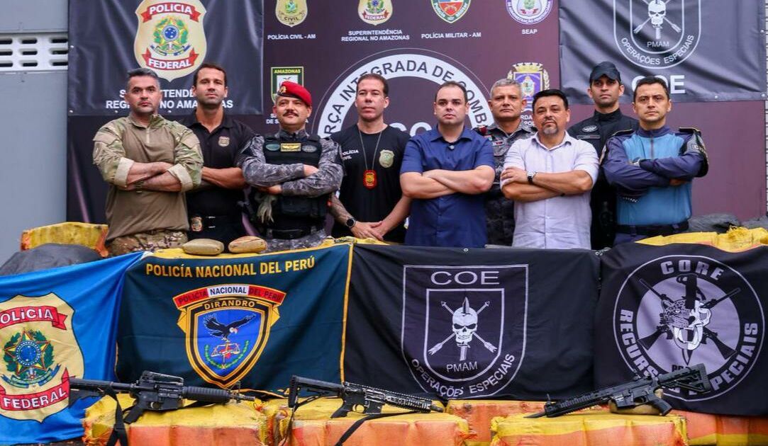 Roberto Cidade destaca apreensão de 2,5 toneladas de drogas no AM