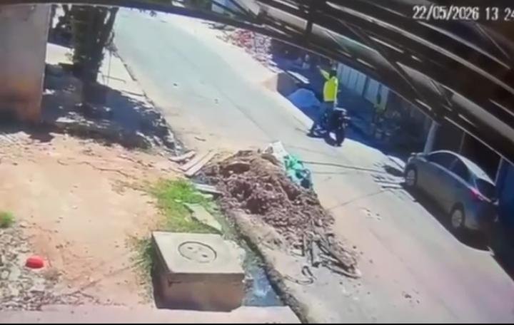 Câmera de segurança registra momento de ataque que deixou dois mortos na Cremação, em Belém