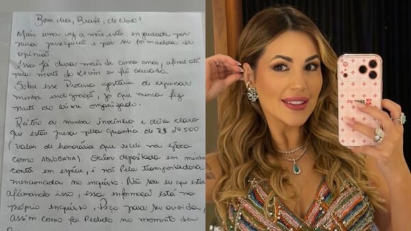 Deolane Bezerra diz ser alvo de “perseguição” e nega ligação com facção criminosa em carta escrita da prisão