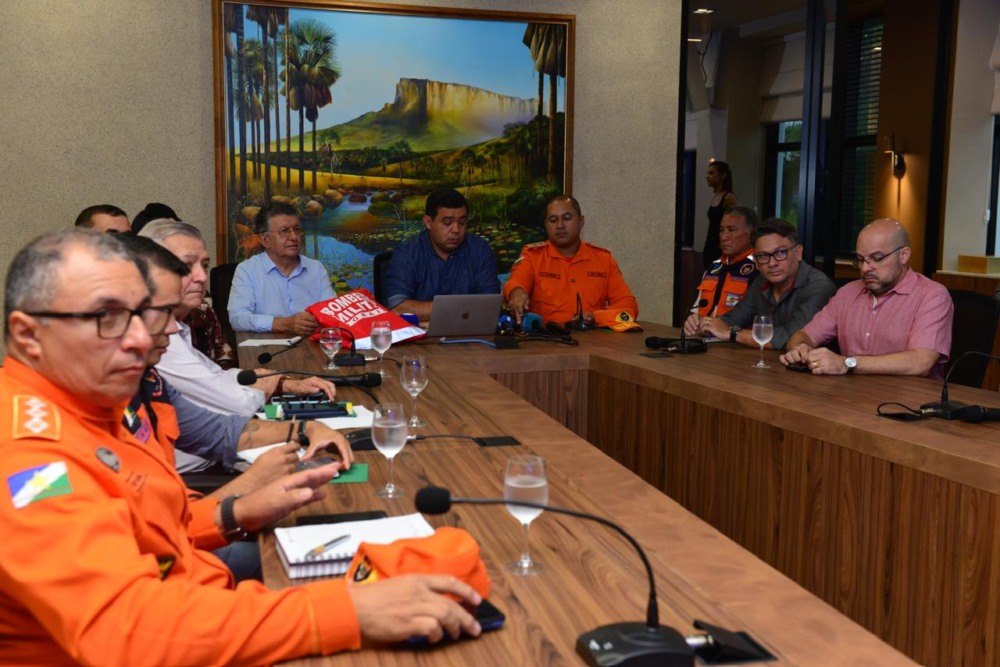 Defesa Civil e Corpo de Bombeiros compõem gabinete de crise para situações de chuvas em Roraima