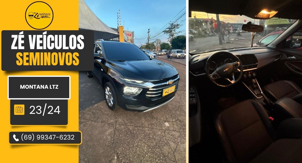 Chevrolet Montana LTZ Turbo 2024 Automática E Imponente na Zé Veículos