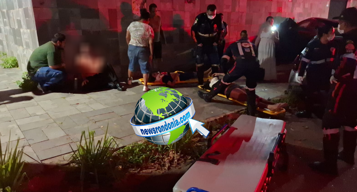 Acidente deixa quatro feridos em colisão violenta no bairro Arigolândia