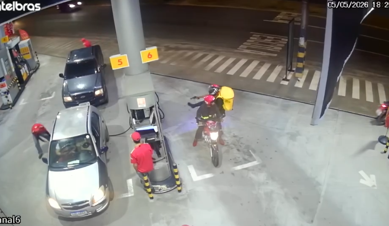 falsos entregadores de APP tocam terror em posto de Manaus