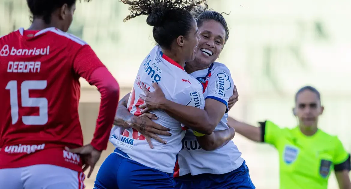 Bahia decide no 1º tempo e vence o Inter pelo Brasileirão Feminino