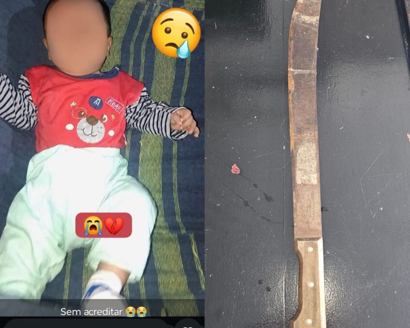 Marido usa terçado para acertar esposa que estava com o filho no colo e mata criança – SelesNafes.com